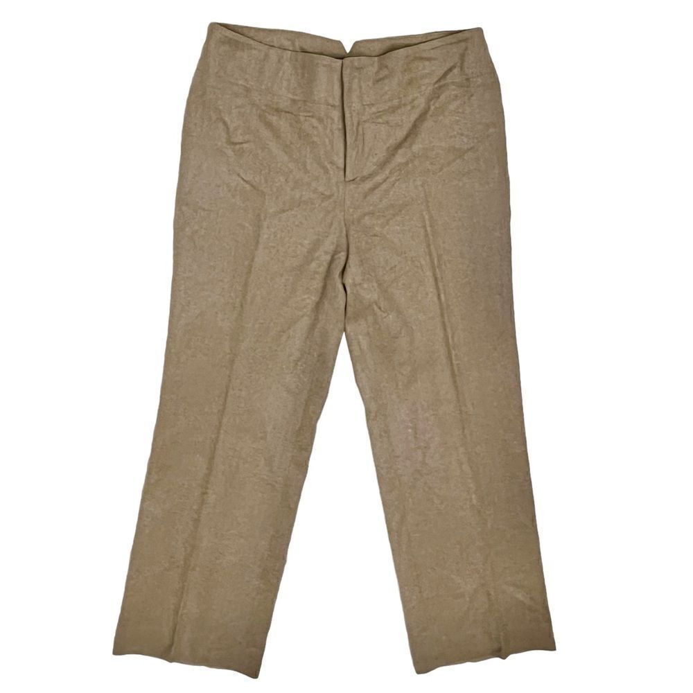 Banana Republic Harrison Made in Morocco Wool Blend Trouser Pants Sz 10